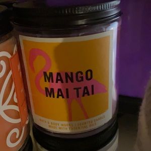 Small scented candle made with essential oils